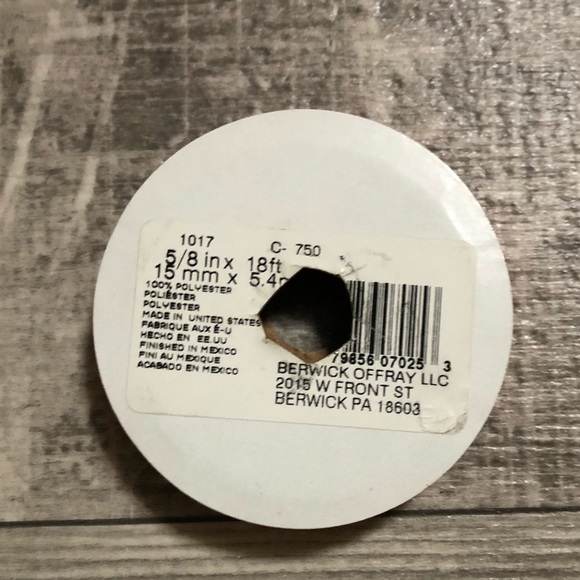 Offray Lot of 4 & 1 Michaels Craft Ribbon Spools (3) NWT & (2) Pre-Owned Orange - Picture 12 of 15